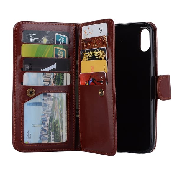 Elegant Plånboksfodral (9-Kort) iPhone XR (LEMAN)