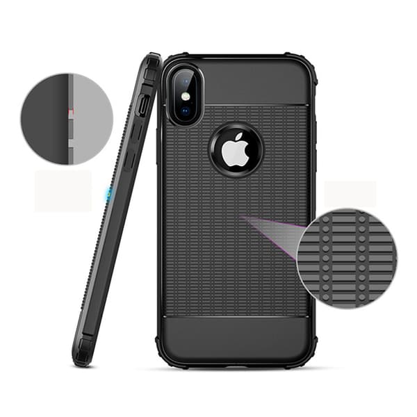 iPhone X/XS - Skyddande Skal (LEMAN)