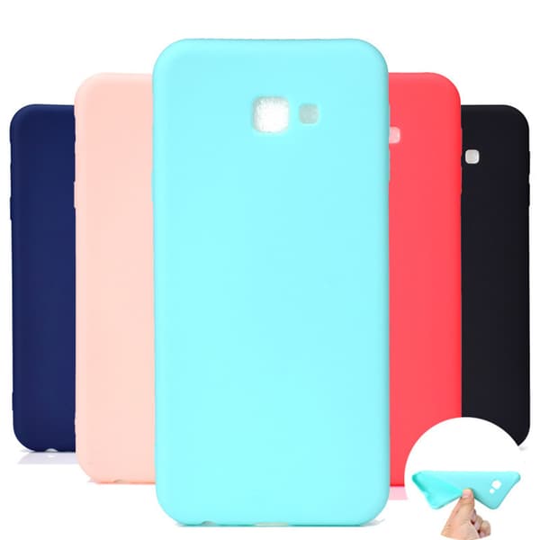 Mattbehandlat Silikonskal till Samsung Galaxy J4+ (2018)