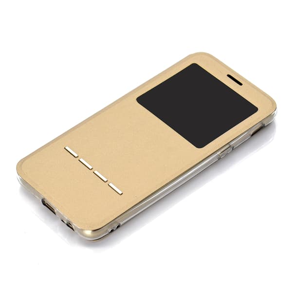 Smartfodral med Fönster & Svarsfunktion till Samsung Galaxy J6