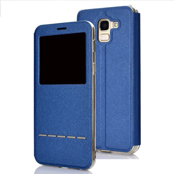 Samsung Galaxy J6 2018 - Exklusivt Fodral Fönster Svarsfunktion