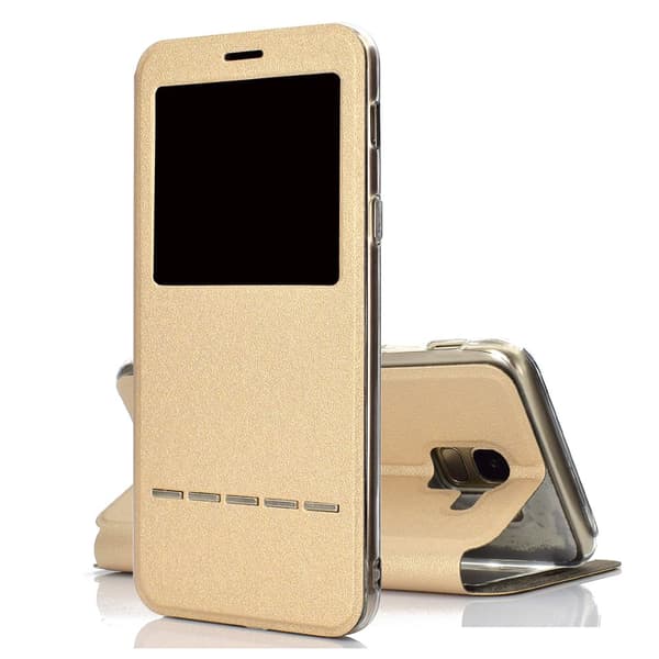 Hi-Q Smartfodral med Svarsfunktion till Samsung Galaxy J6 2018