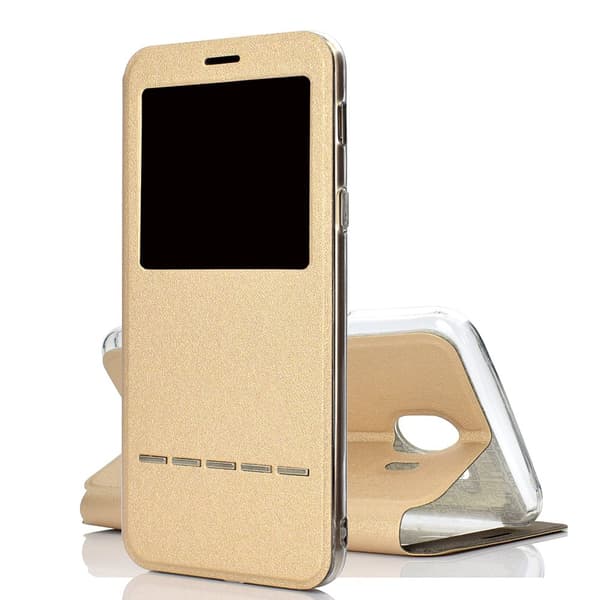 Smartfodral (Fönster & Svarsfunktion) - Samsung Galaxy J4 2018