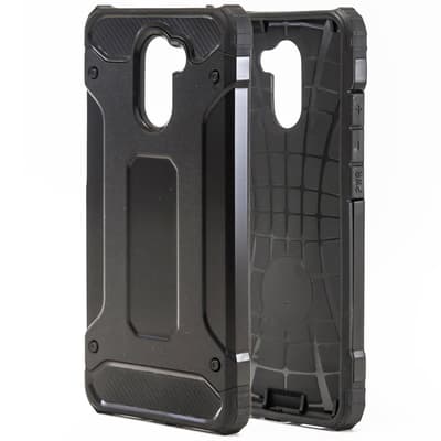 Kansi Huawei Y7 Prime Hard Armor Protection mustalle kotelolle