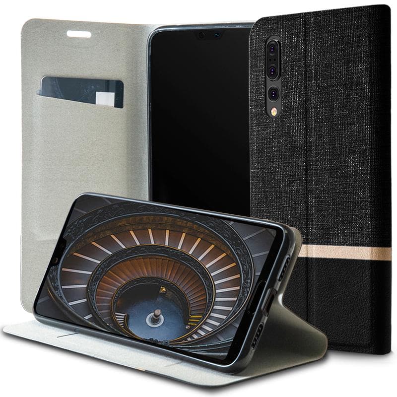 Cover til Huawei P20 Pro Black Denim Case Jeans
