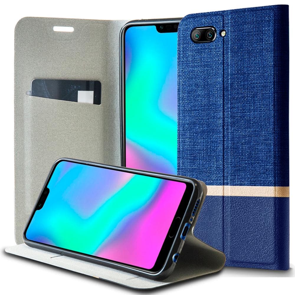 Cover til Huawei Honor 10 Blue Denim Case Jeans
