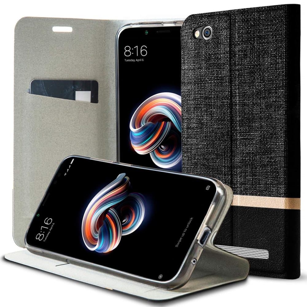 Cover til Xiaomi Redmi 5A Black Denim Case Jeans