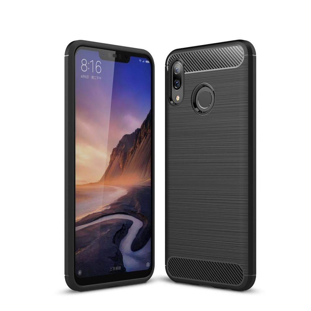 Huawei Nova 3 mustan hiilikuitupanssarin suojakuori