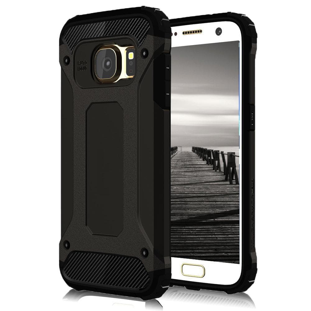 Kotelo Samsung Galaxy S7 Armor Black -suojakotelolle