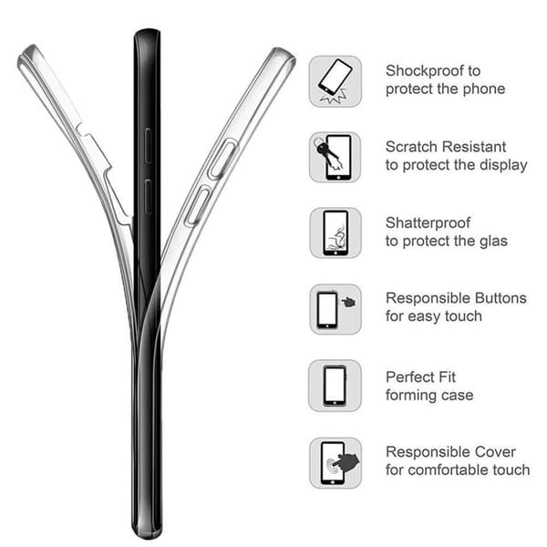 Silikonfodral med Touchsensor (Fram & Bak) Huawei Mate 20 lite