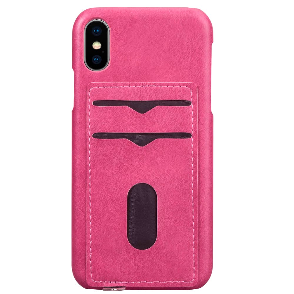 NYHET! Skal med Korthållare för iPhone X/XS (Vintage-Mark)