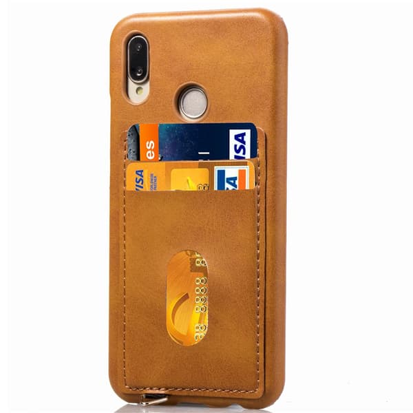 LEMANS Smarta Skal med Korthållare till Huawei P20 Lite