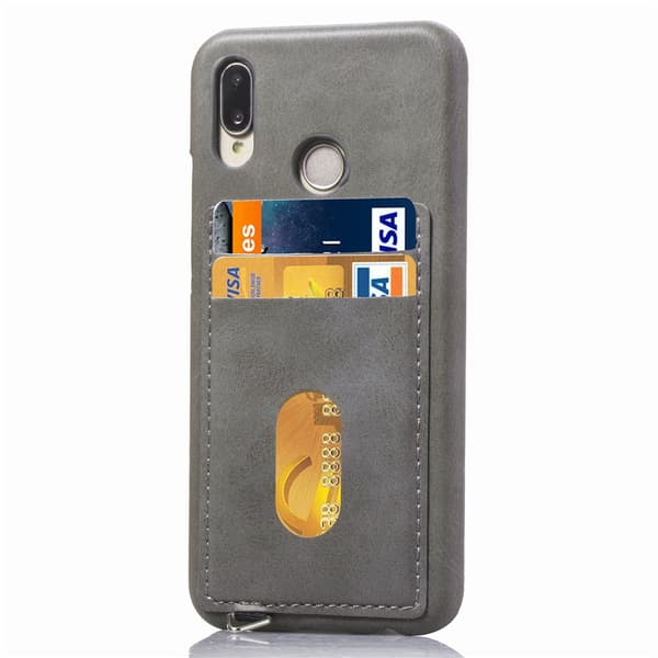 LEMANS Smarta Skal med Korthållare till Huawei P20 Lite
