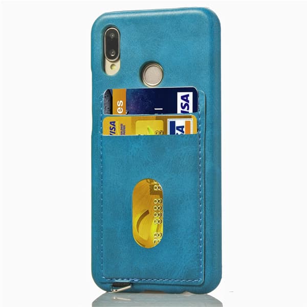LEMANS Smarta Skal med Korthållare till Huawei P20 Lite
