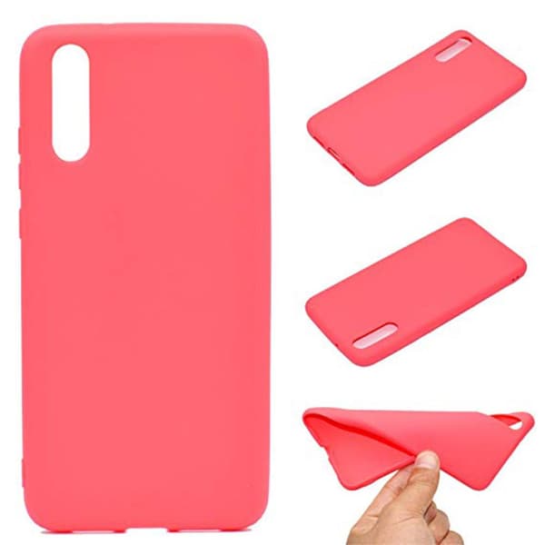 Elegant Skyddande Silikonskal från Nkobee - Huawei P20 Röd