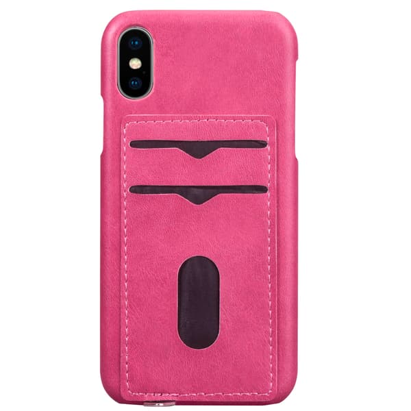Elegant Skal med Kortfack (LEMAN) - iPhone X/XS