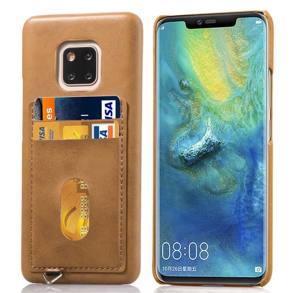 Stilrent Skal med Kortfack från Leman - Huawei Mate 20 Pro