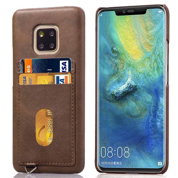 Stilrent Skal med Kortfack från Leman - Huawei Mate 20 Pro