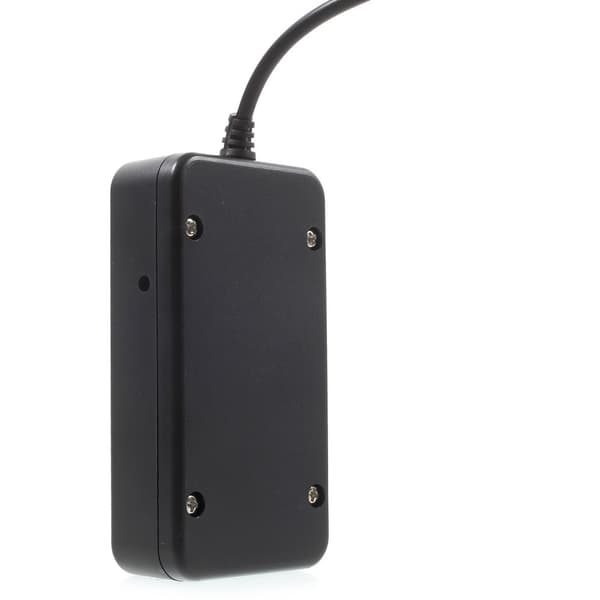 Kannettava 7-porttinen USB 2.0 keskitin 1m kaapelilla ja virtakytkimellä - musta