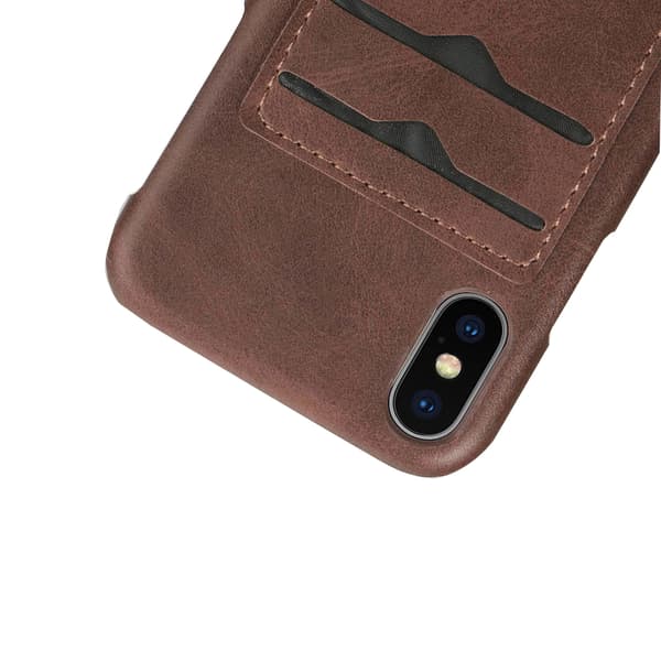 Stilsäkert Skal med Kortfack från Leman - iPhone XS Max