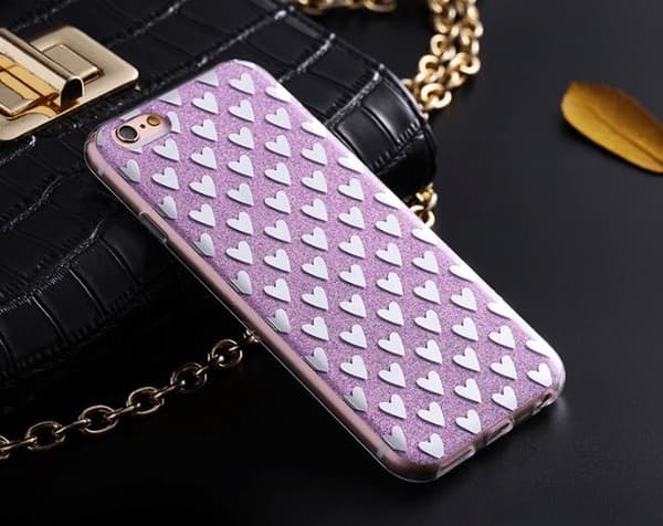iPhone 6/6S  Elegant Crystalheart-skal från FLOVEME ORIGINAL