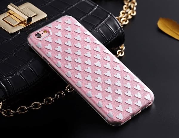 iPhone 6/6S  Elegant Crystalheart-skal från FLOVEME ORIGINAL