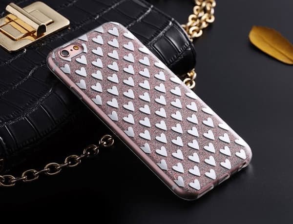 iPhone 6/6S  Elegant Crystalheart-skal från FLOVEME ORIGINAL