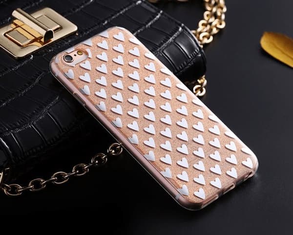 iPhone 6/6S  Elegant Crystalheart-skal från FLOVEME ORIGINAL