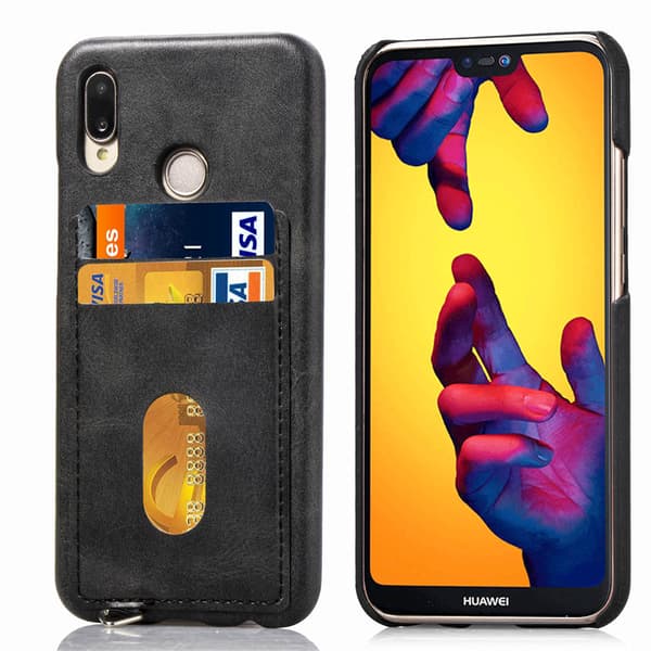 Huawei P20 Lite - Stilrent Skal med Korthållare