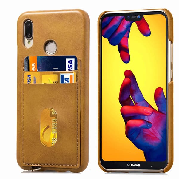 Huawei P20 Lite - Stilrent Skal med Korthållare