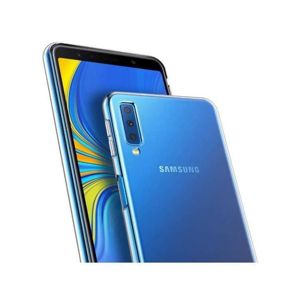 Samsung A7 2018 stødabsorberende silikonecover Enkelt