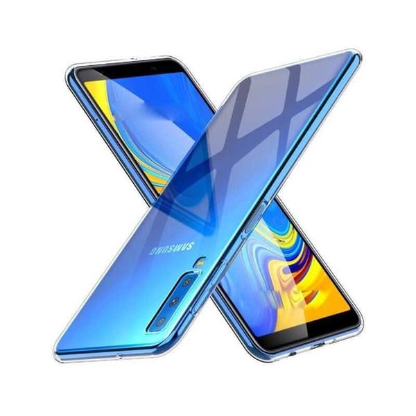 Samsung A7 2018 stødabsorberende silikonecover Enkelt