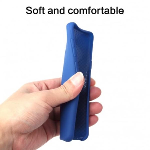 Samsung S9 gummibelagt mat sort silikonecover