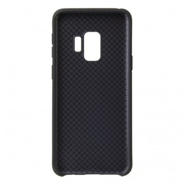 Samsung S9 gummibelagt mat sort silikonecover