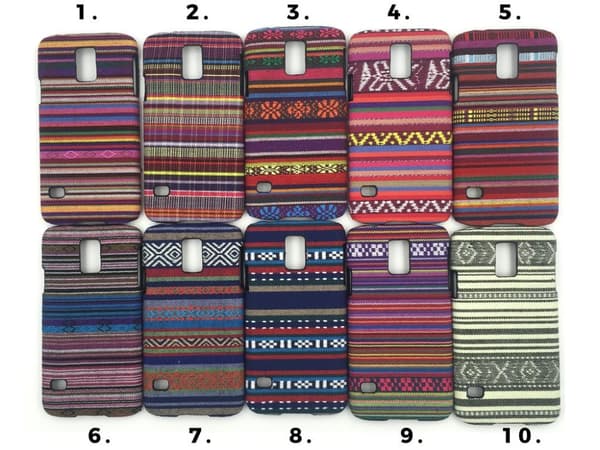 Broderade Skal Samsung S5 - flera färger