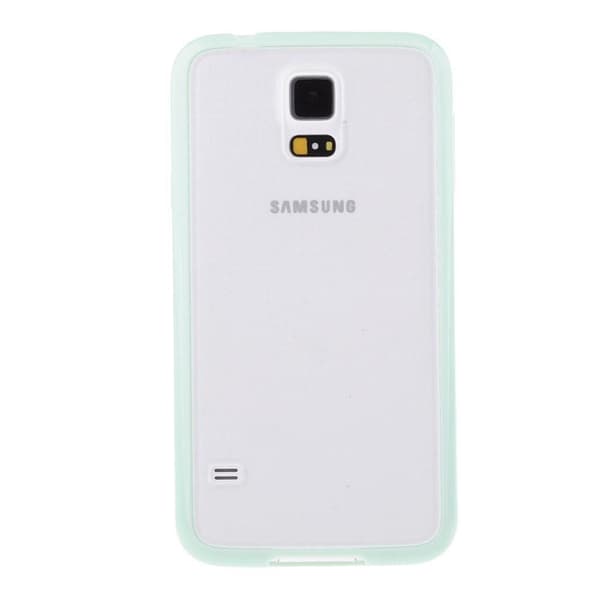 Frostat Transparent skal med färgad ram Samsung S5