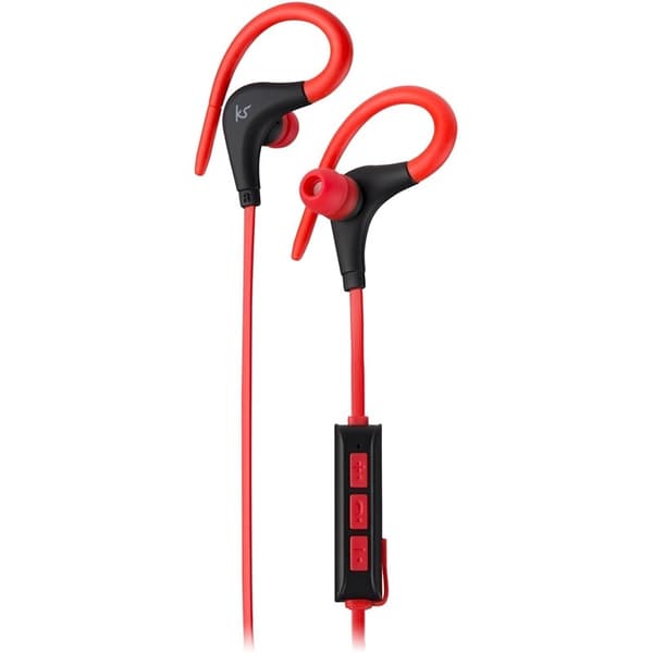 Kitsound Hörlur Race In-Ear Trådlös Mic - Röd