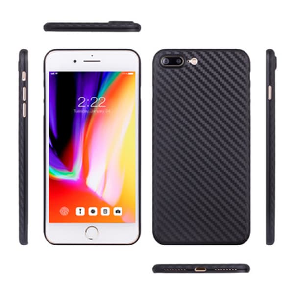 Tunt och smidigt Skal i Carbonmodell till iPhone 8 Plus