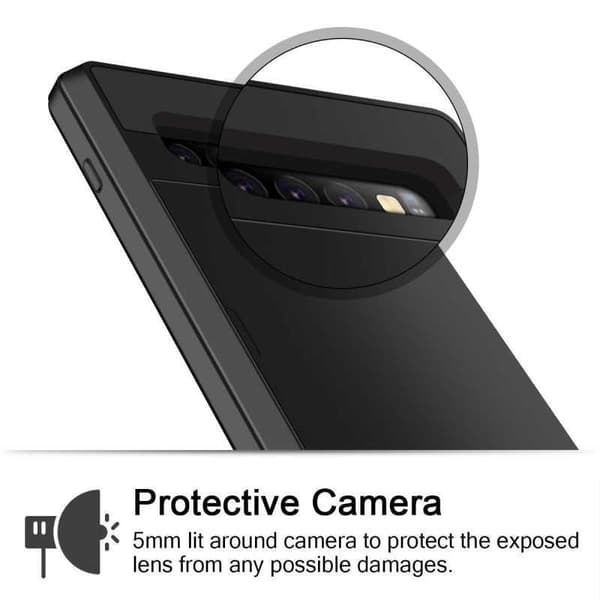 Samsung S10 Plus stødsikkert cover med kortrum (SM-G975F)