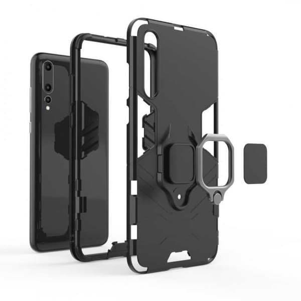 Huawei P20 Pro Shockproof Cover med Ring Holder ThinArmor