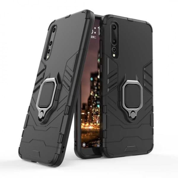 Huawei P20 Pro Shockproof Cover med Ring Holder ThinArmor