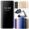 Miniatyrbillede 6 af 10: Samsung A7 2018 Smart Flip Case Clear View Standing V2 Rocket