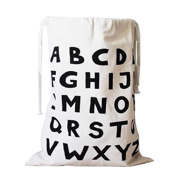 Canvas Tote stängande toppåse (L)