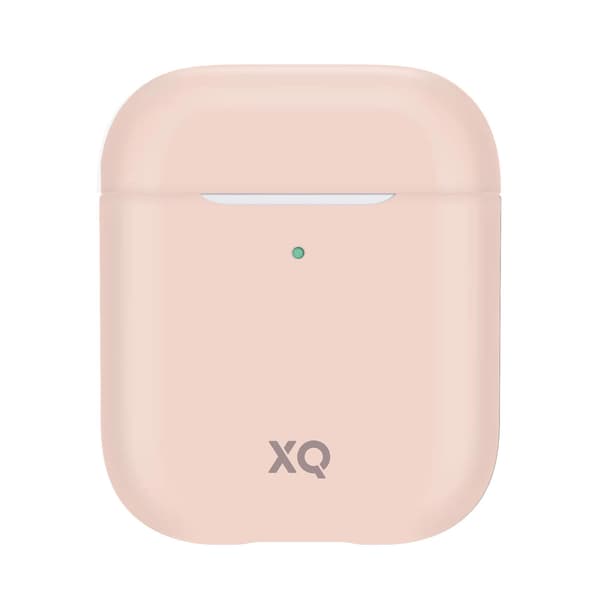 XQISIT AirPods (1/2) Skal Silicone Case Rosa