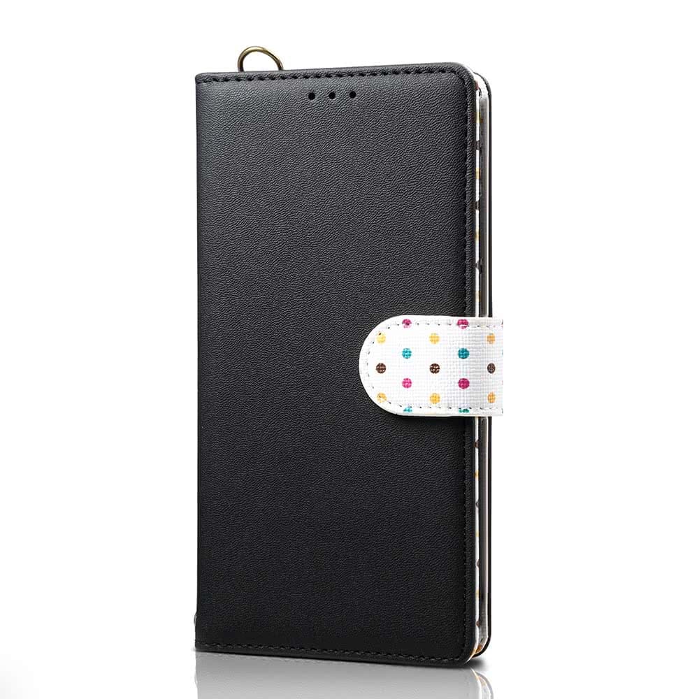 Huawei P30 Pro Suojakotelo Hihna Täpläkuviolla Musta