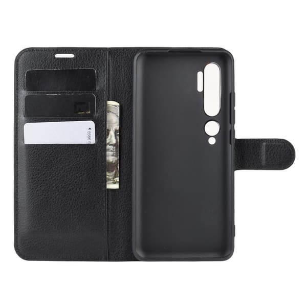 Xiaomi Mi Note 10/Mi Note 10 Pro Etui Litchi Sort