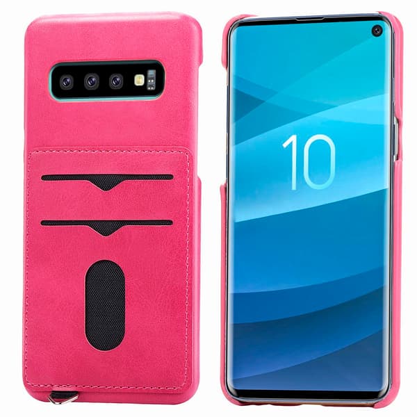 Samsung Galaxy S10+ - Stilrent Skal med Korthållare