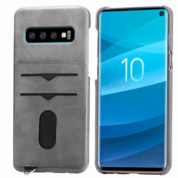 Samsung Galaxy S10+ - Stilrent Skal med Korthållare