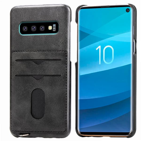 Samsung Galaxy S10+ - Stilrent Skal med Korthållare