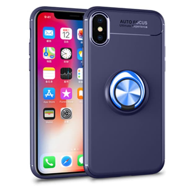 Stilsäkert Skal med Ringhållare - iPhone XS MAX
